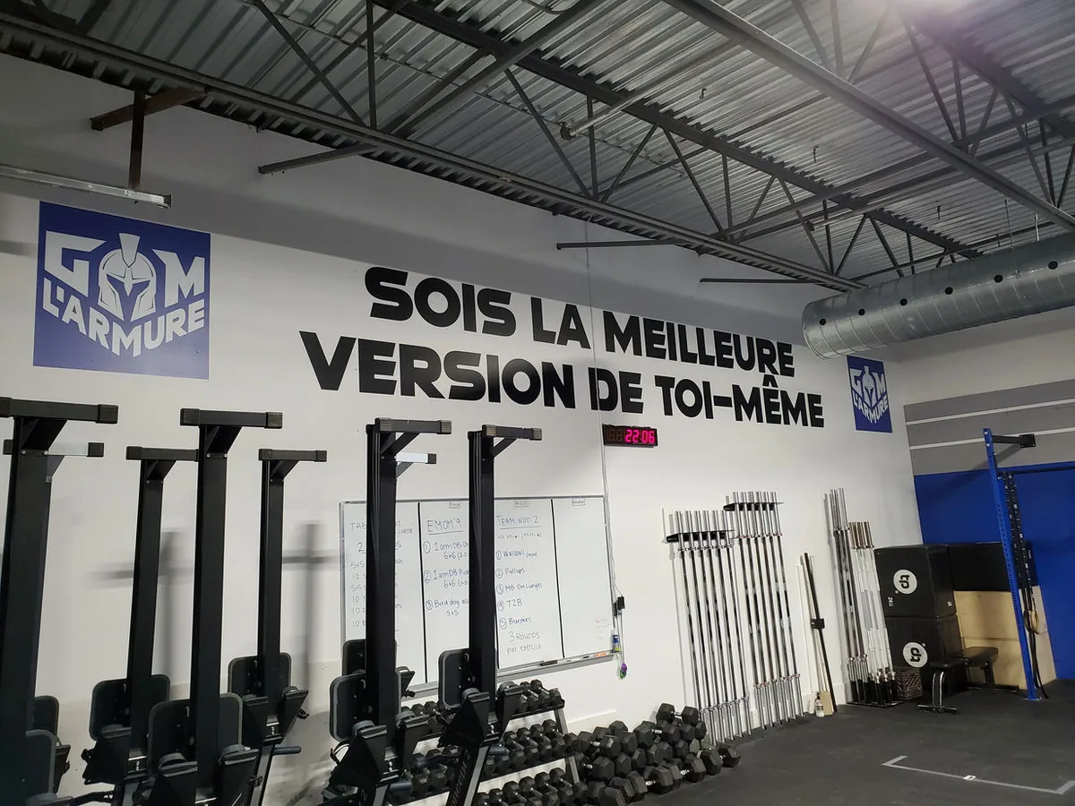 Gym l'Armure - slogan